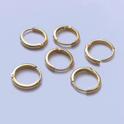 Gold filled Klapoorringen