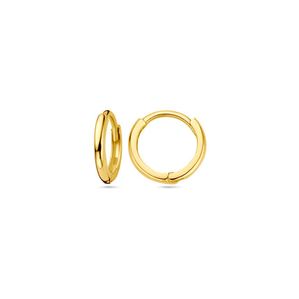 Gouden klapoorringen 9,5 mm
