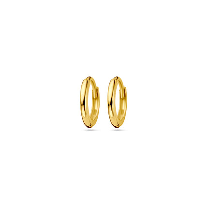 Gouden klapoorringen 9,5 mm