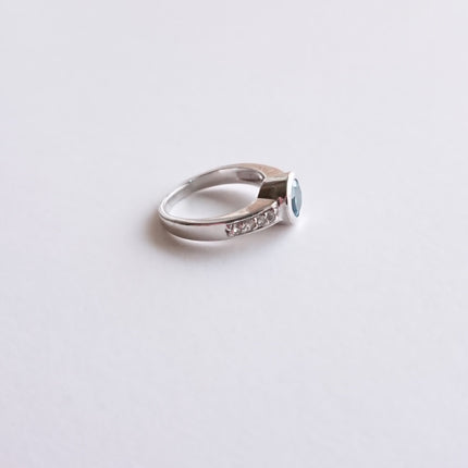 Ring met London Blue topaas