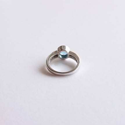 Ring met London Blue topaas