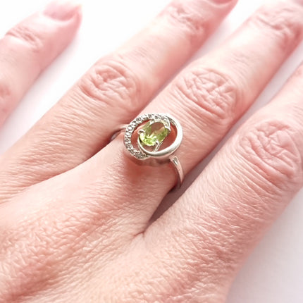 Ring met peridoot