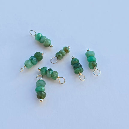 Smaragd hangertjes