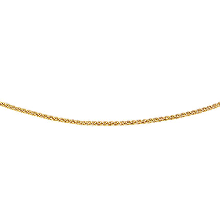 14K geelgouden vossestaart collier
